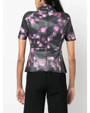 Coperni ホログラフィック・ショートスリーブ・フィットジャケット（ブラック） - サムネイル4