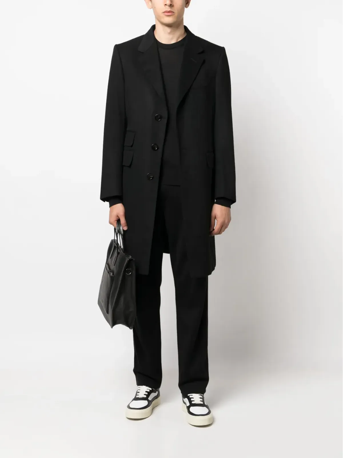 Brioni ドローコード付きウエストのストレートレッグパンツ - 画像2
