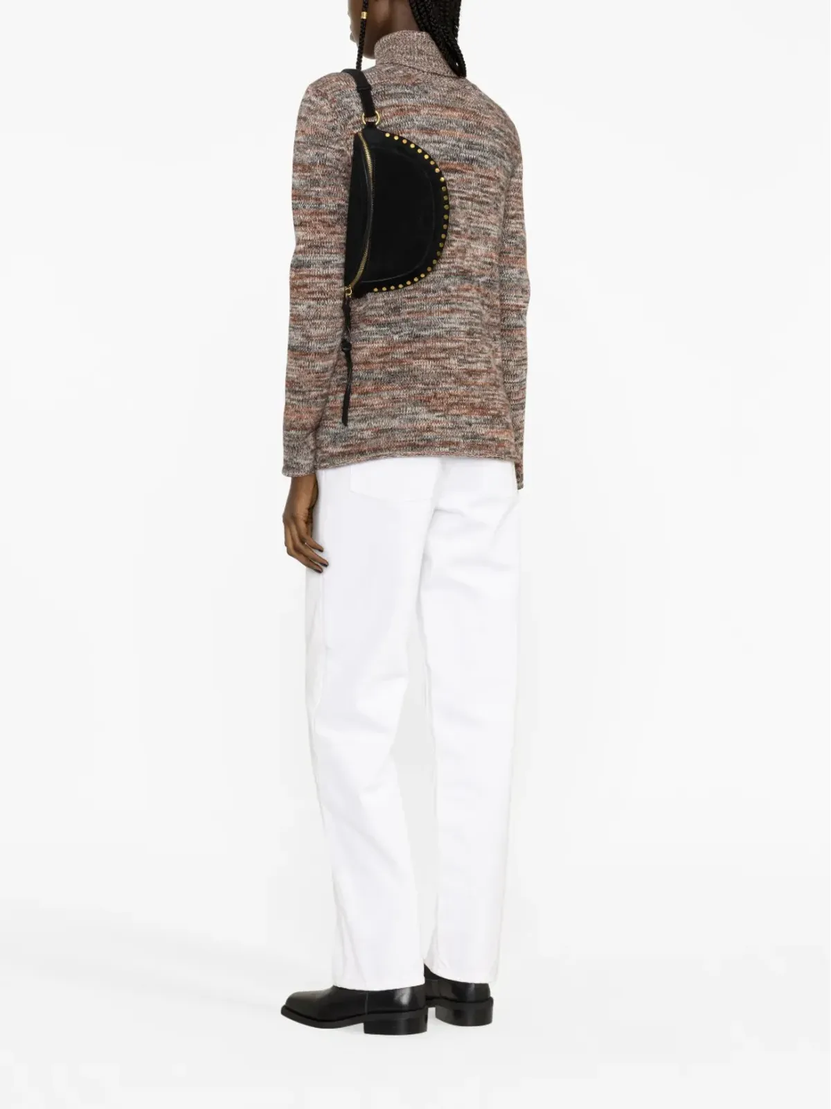 ISABEL MARANT Skano スエード ベルトバッグ - ブラック - 画像2