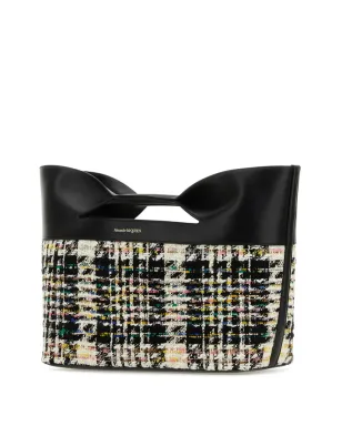 Alexander McQueen ボウ ツイード トートバッグ - サムネイル3