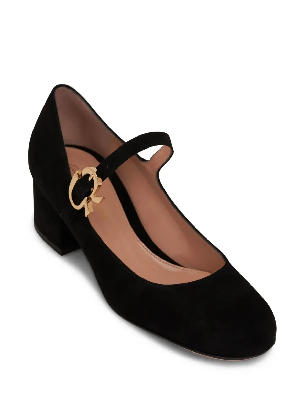 Gianvito Rossi Mary Ribbon スエードパンプス - 画像2