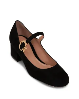Gianvito Rossi Mary Ribbon スエードパンプス - サムネイル2