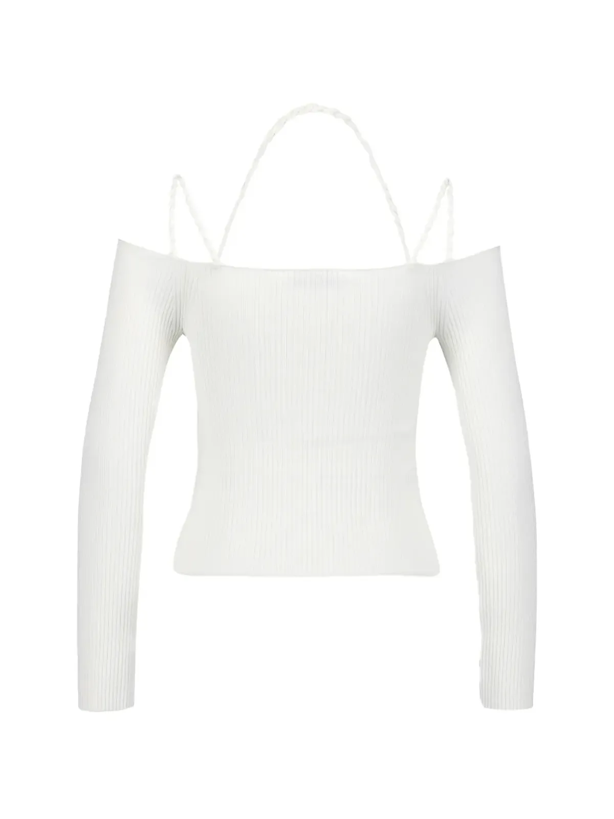 Altuzarra Odin cut-out ribbed-knit sweater - White - 画像2