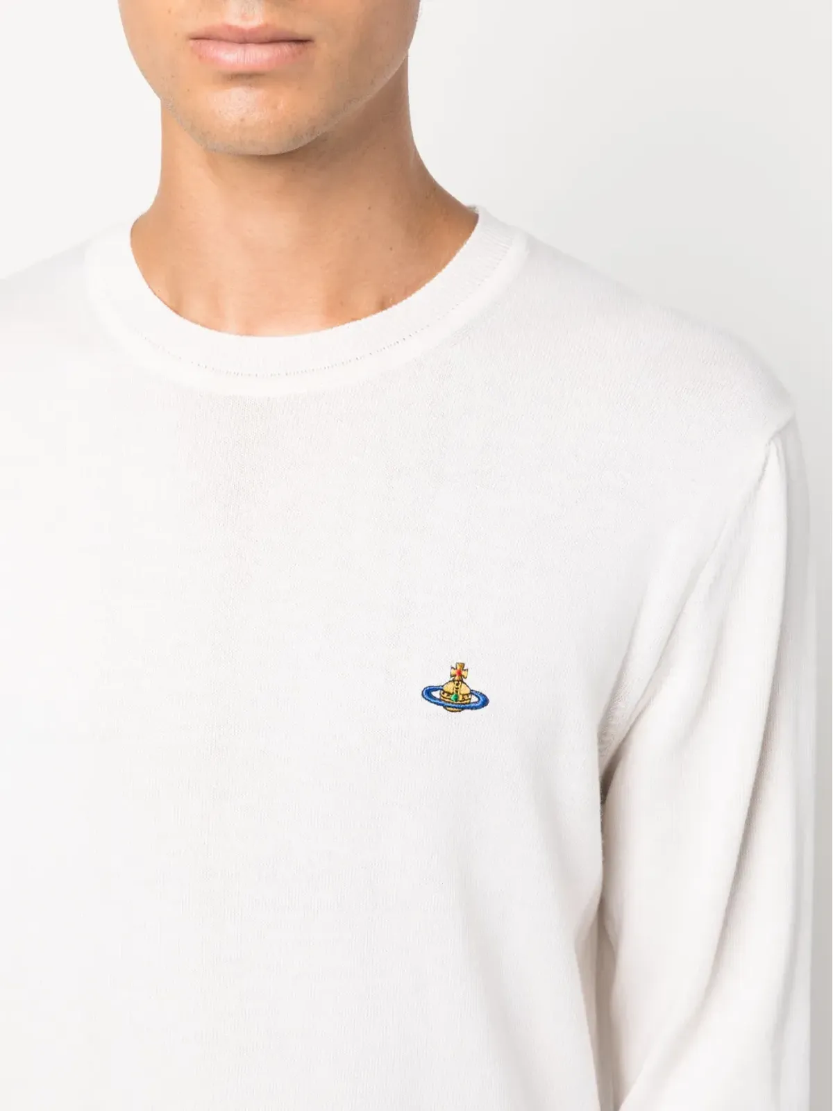 Vivienne Westwood オーブ刺繍 クルーネック ジャンパー - 画像5