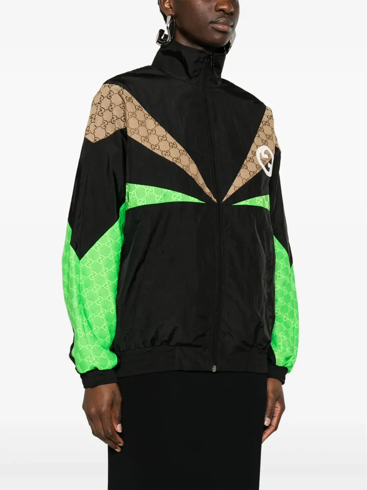 Gucci パネルドGGキャンバス ボンバージャケット - 画像3