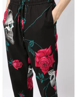Yohji Yamamoto ワイルドサイド コットン ワイドレッグパンツ - ブラック - サムネイル5