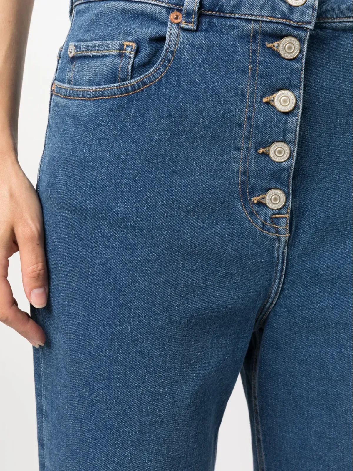 PS Paul Smith クロップドワイドレッグジーンズ - 画像5
