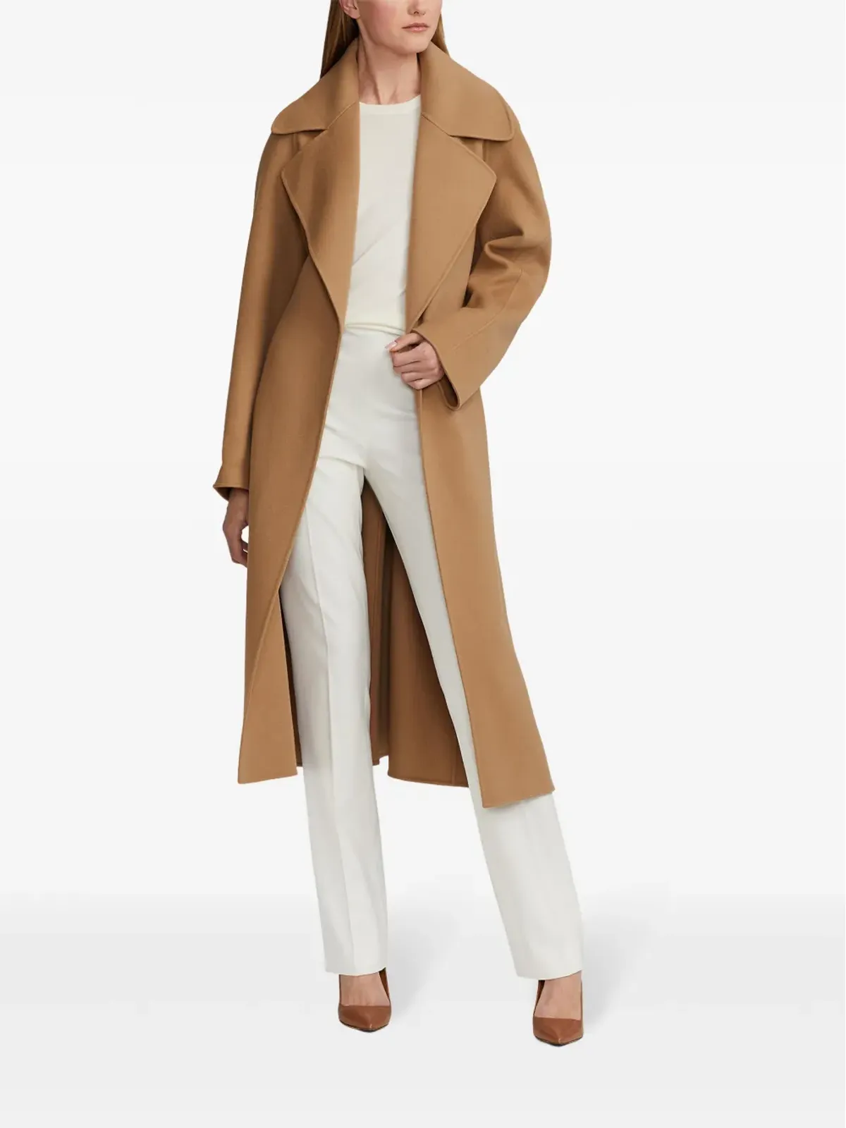 Ralph Lauren Collection レオナーダ カシミア ラップコート - 画像4