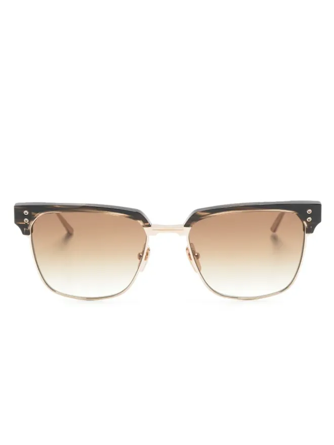 Dita Eyewear Dita Eyewear ブラウンのスクエアフレーム・ティンテッドレンズ サングラスの商品画像
