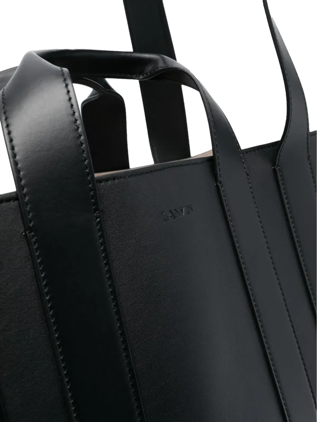 Lanvin Ballade North South レザー トートバッグ - 画像4
