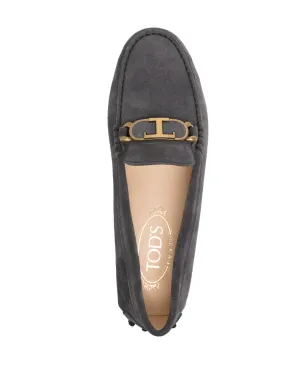 Tod's ゴミーノ スウェード ローファー - グレー - サムネイル4