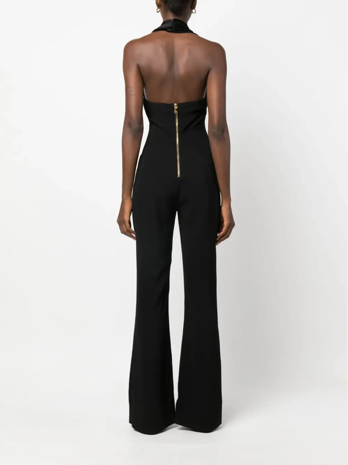 Balmain オフショルダー ノースリーブ ジャンプスーツ - 画像4