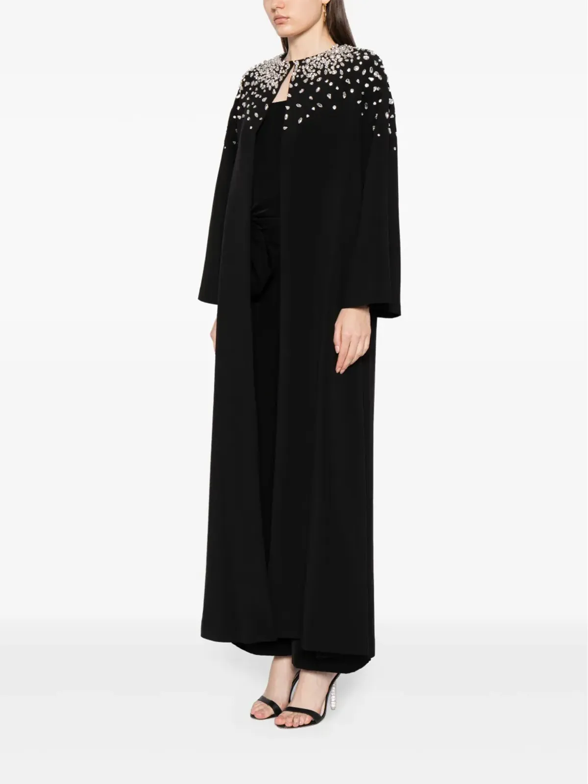 Sachin & Babi Calliope クリスタル装飾コート - 画像3