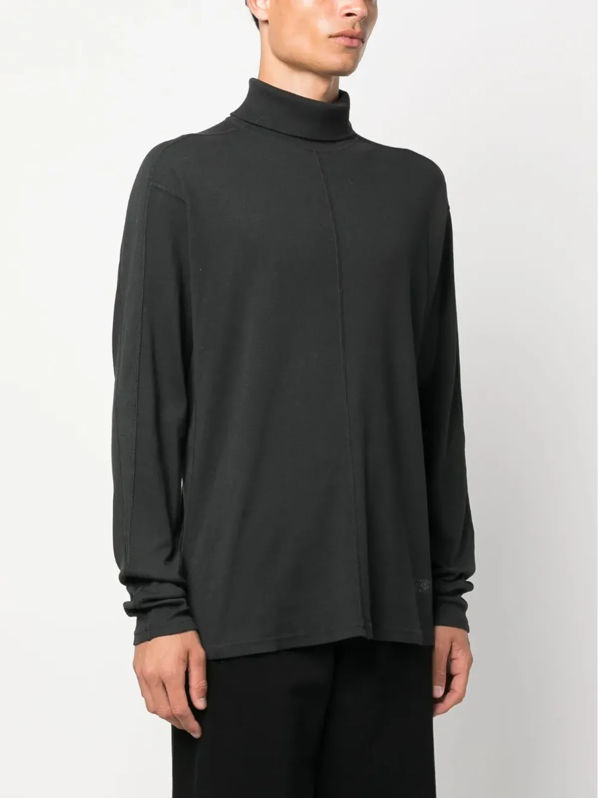 MM6 Maison Margiela ロールネックリブ編みジャンパー - 画像3