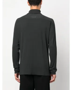 MM6 Maison Margiela ロールネックリブ編みジャンパー - サムネイル4