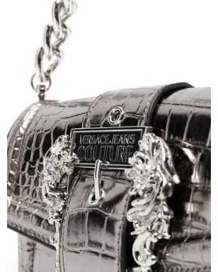 Versace Jeans Couture バロックバックル クロスボディバッグ - Silver - サムネイル5