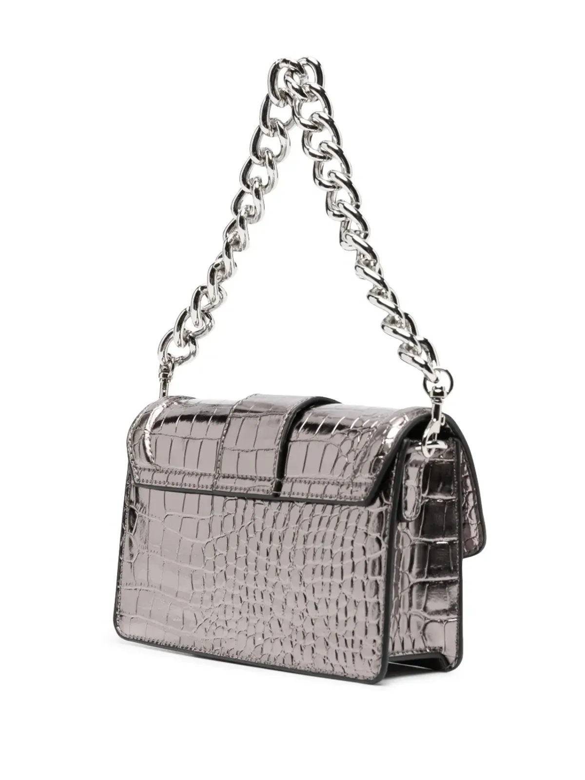 Versace Jeans Couture バロックバックル クロスボディバッグ - Silver - 画像4