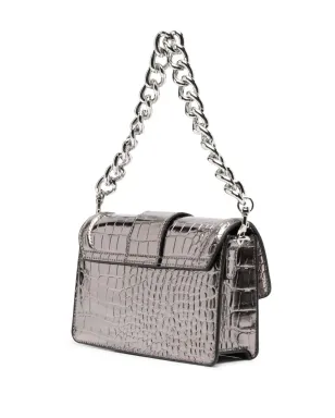 Versace Jeans Couture バロックバックル クロスボディバッグ - Silver - サムネイル4