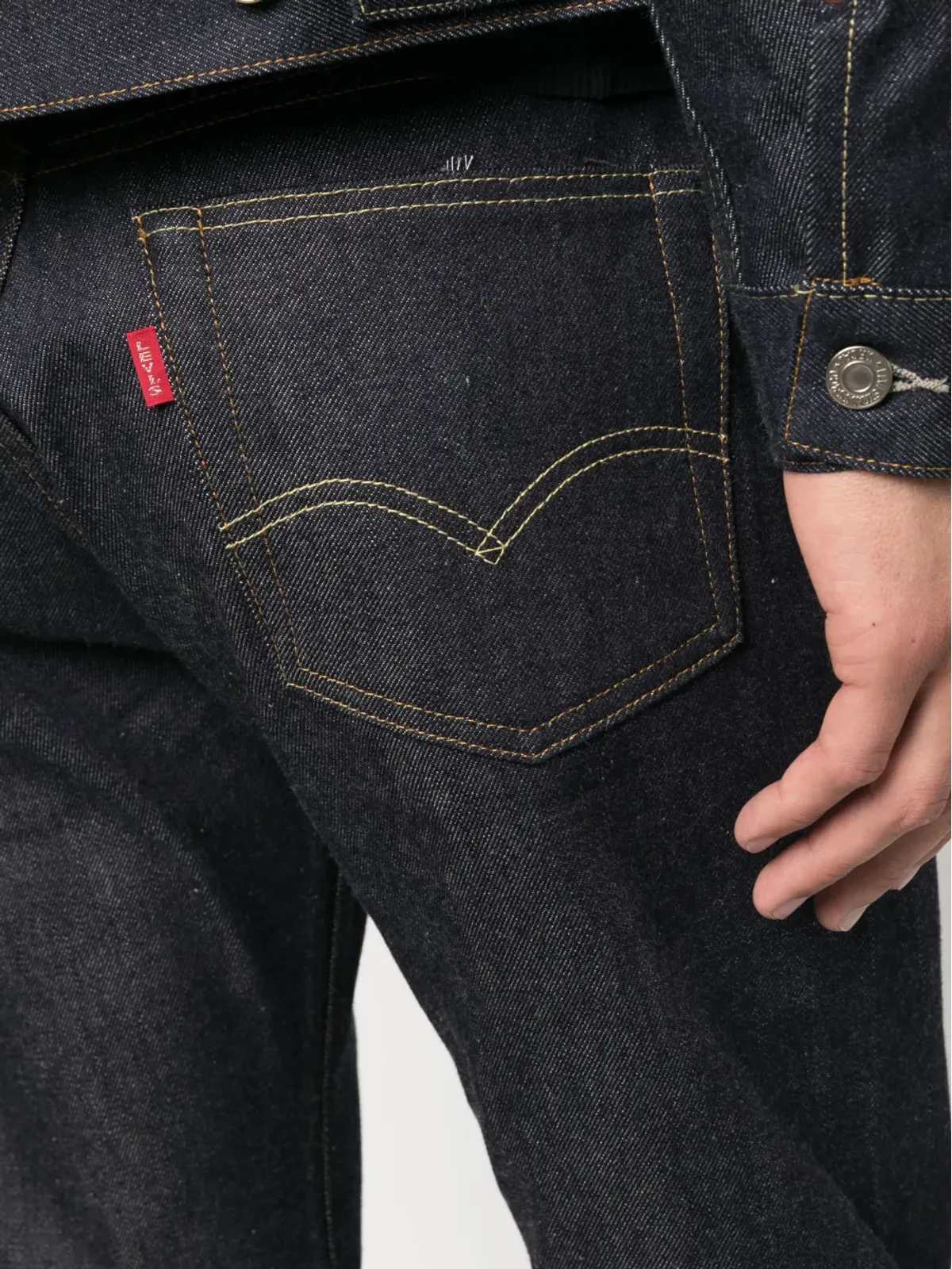 Levi's ミッドライズ ワイドレッグ ジーンズ - ブルー - 画像5