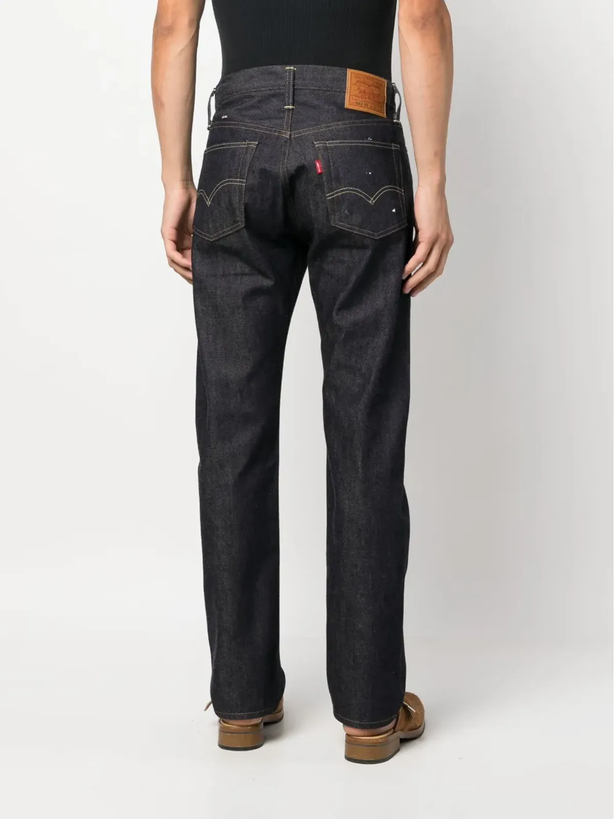 Levi's ミッドライズ ワイドレッグ ジーンズ - ブルー - 画像4