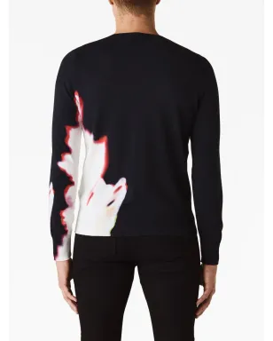 Alexander McQueen ソーラライズド・フラワープリント コットン スウェットシャツ - サムネイル3
