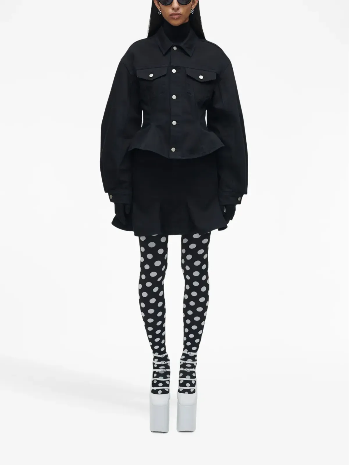 Marc Jacobs フリューテッドデニムジャケット - 画像2