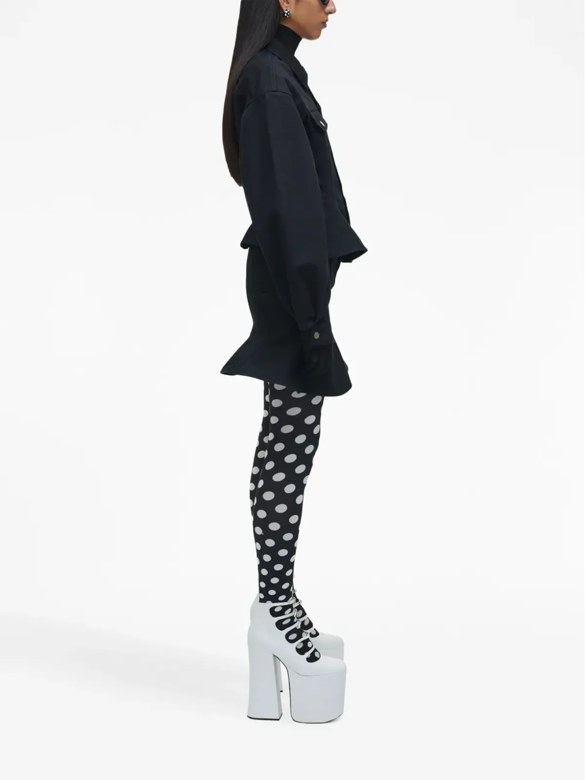 Marc Jacobs フリューテッドデニムジャケット - 画像3