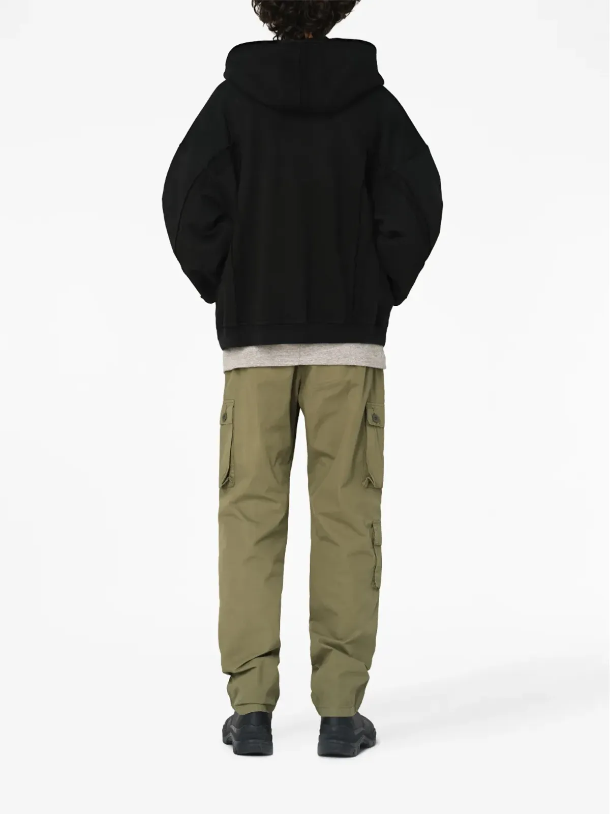 John Elliott ストレートレッグ コットン カーゴパンツ - 画像4