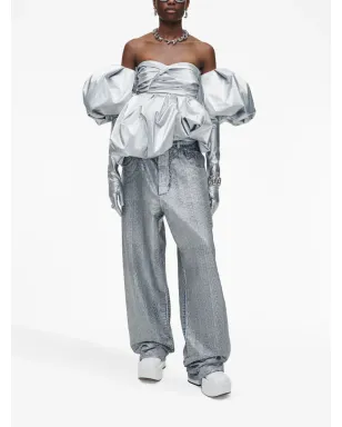 Marc Jacobs バブル メタリック仕上げトップス - シルバー - サムネイル2