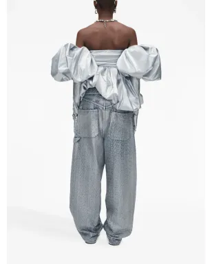 Marc Jacobs バブル メタリック仕上げトップス - シルバー - サムネイル4