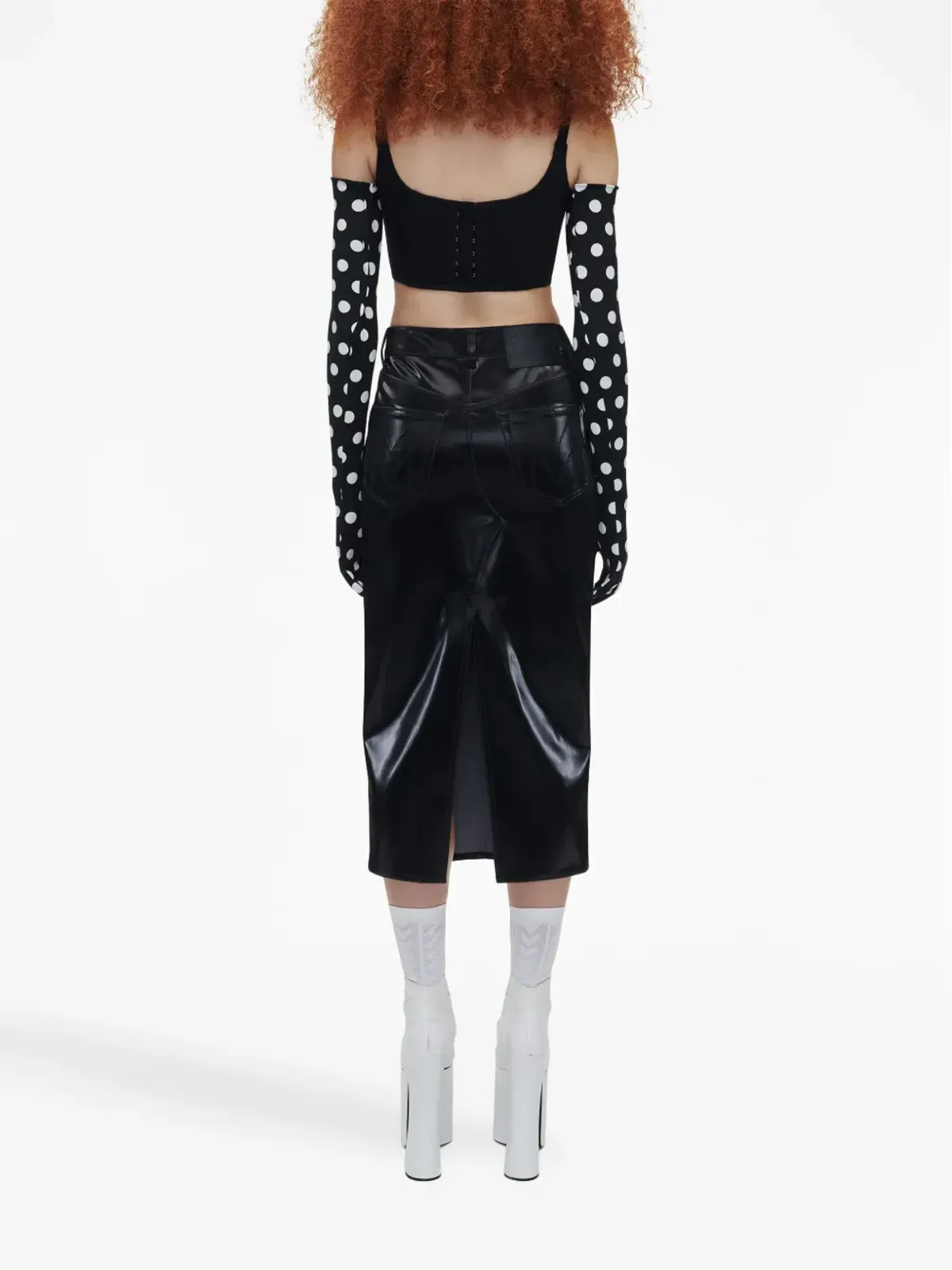 Marc Jacobs デニムビスチェトップ - ブラック - 画像4