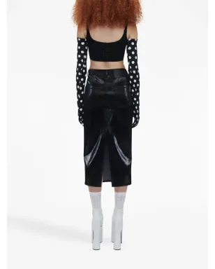 Marc Jacobs デニムビスチェトップ - ブラック - サムネイル4