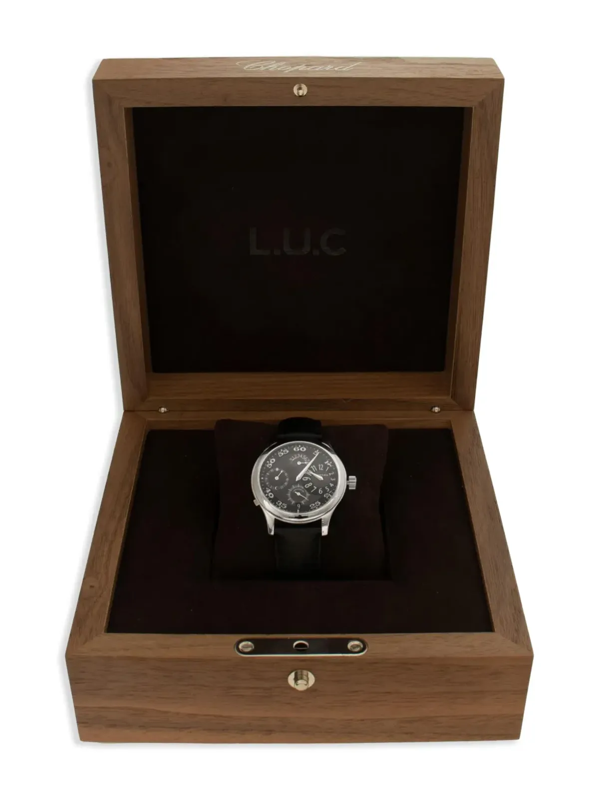 Chopard Pre-Owned L.U.C. Tech Regulator ブラック - 画像4