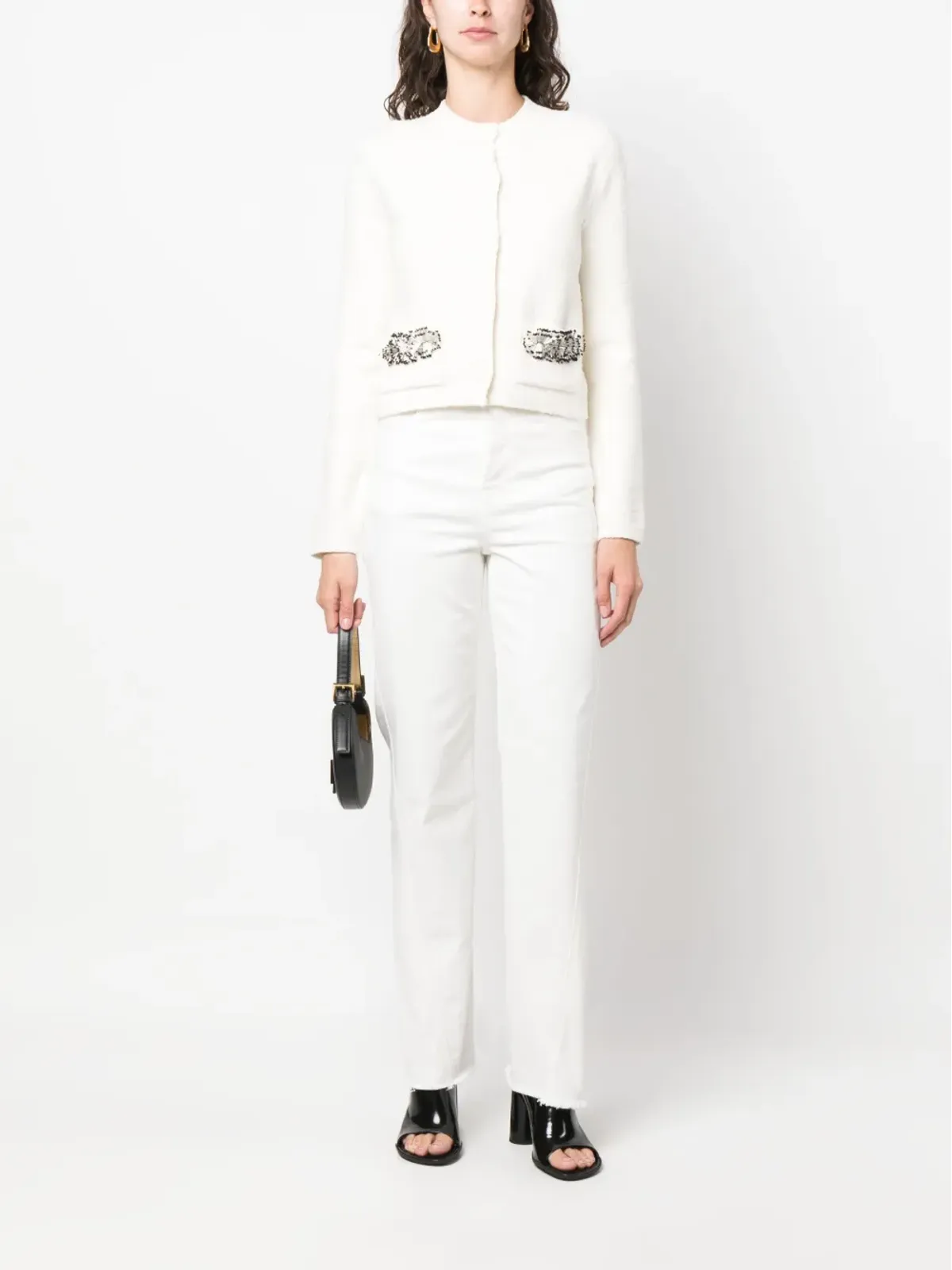 Lanvin ツイストストレートジーンズ - 画像2