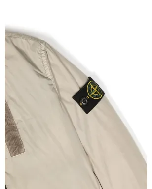 Stone Island Junior コンパスパッチ付きパッド入りボンバー ジャケット - サムネイル3