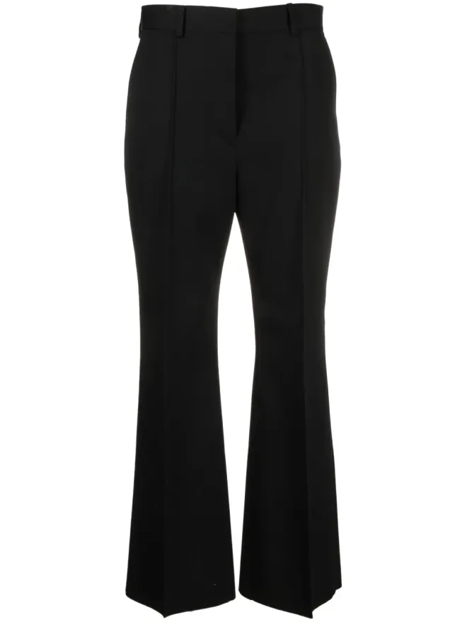 Lanvin Lanvin フレアド クロップド ウールパンツの商品画像