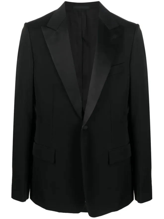 Lanvin Lanvin シングルブレスト ウール タキシードジャケット - ブラックの商品画像