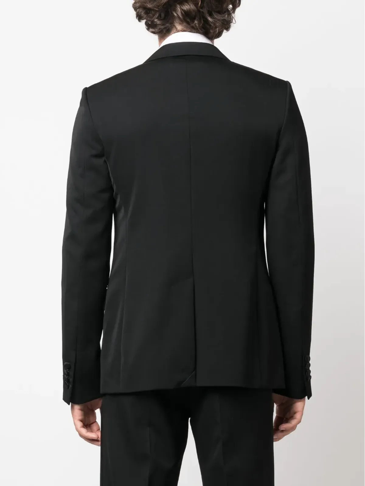 Lanvin シングルブレスト ウール タキシードジャケット - ブラック - 画像4