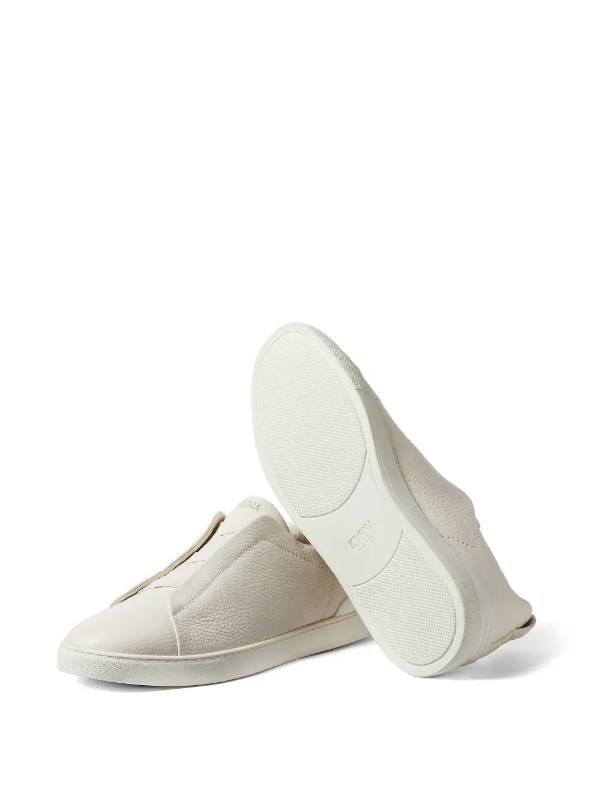 Zegna トリプルステッチ スニーカー - 画像4