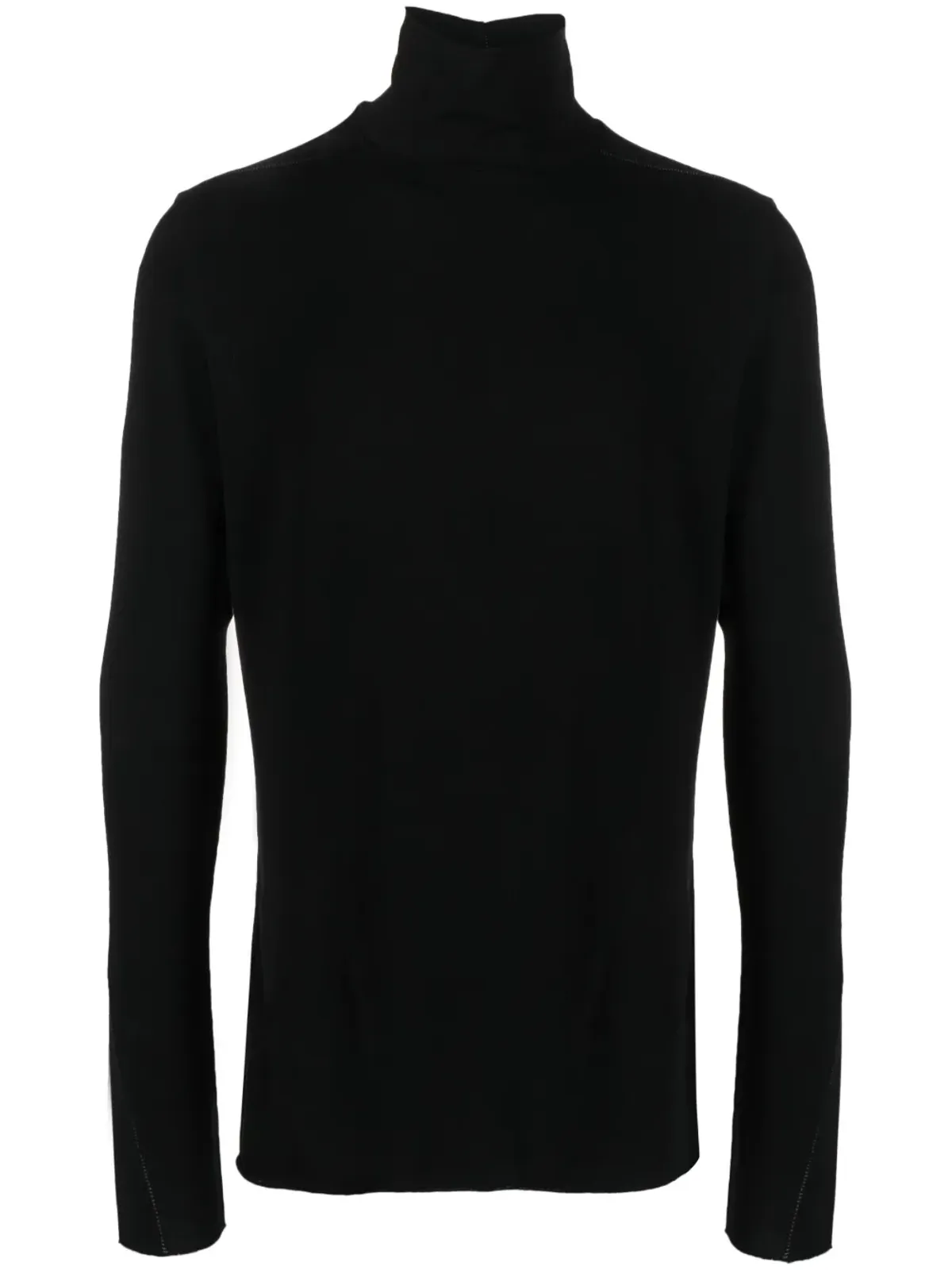 Thom Krom コントラストステッチ ハイネック Tシャツ - 画像1