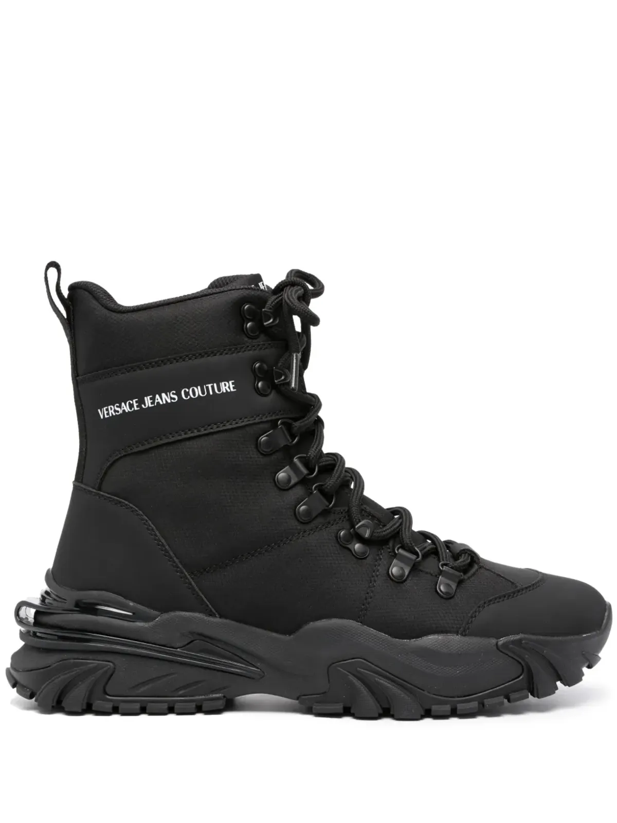 Versace Jeans Couture トレイル トレック チャンキーソール ブーツ ブラック - 画像1