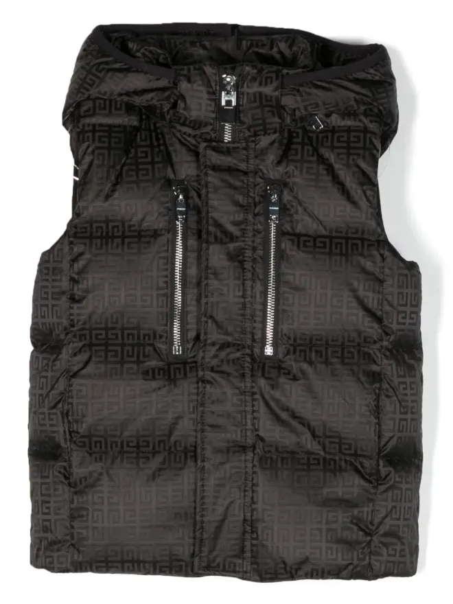 Givenchy Kids Givenchy Kids 刺繍ロゴ入りパディングジレの商品画像