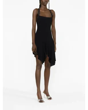 Blumarine レースアップ アシンメトリック ショートドレス - サムネイル3