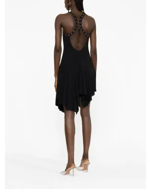 Blumarine レースアップ アシンメトリック ショートドレス - サムネイル4