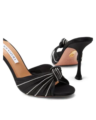 Aquazzura アトリエ スエード サンダル - ブラック - サムネイル4