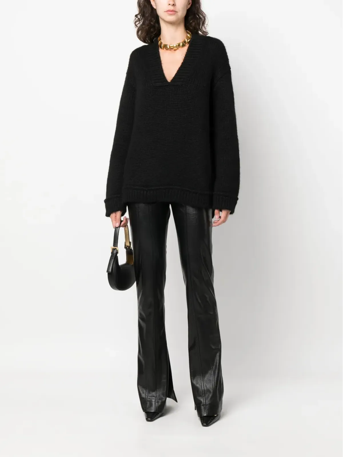 TOM FORD Vネック プルオーバー ジャンパー - ブラック - 画像2