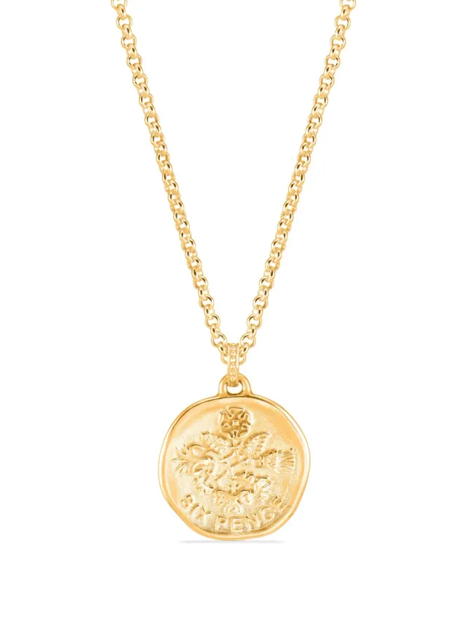 DOWER AND HALL DOWER AND HALL ラッキーシックスペンス メダリオン ネックレスの商品画像