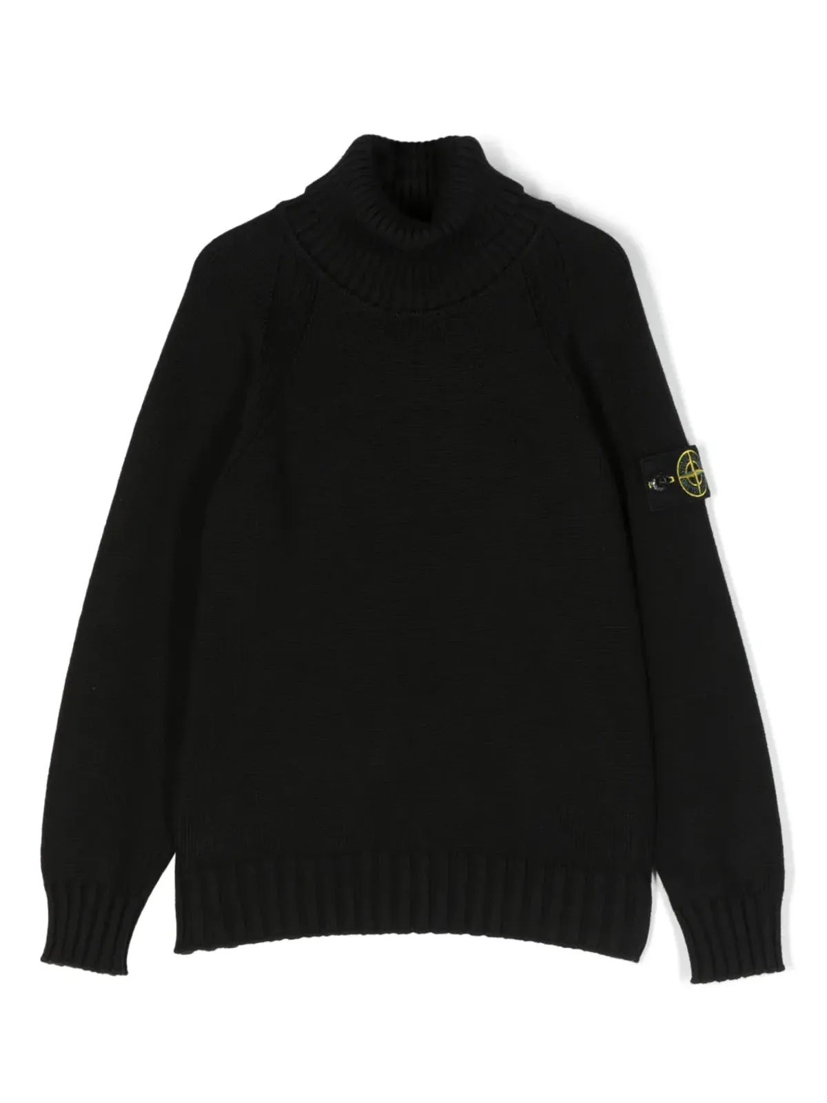 Stone Island Junior ファネルネックニットジャンパー - 画像1