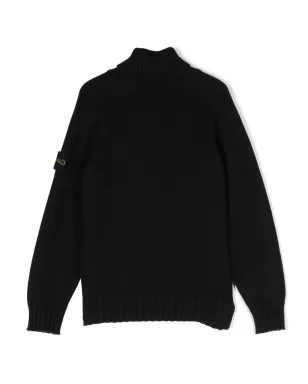 Stone Island Junior ファネルネックニットジャンパー - サムネイル2