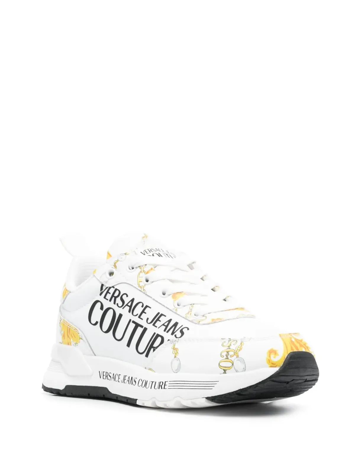 Versace Jeans Couture バロック柄 ローカットスニーカー - White - 画像2